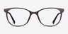 Brulee Dark Brown PlasticEyeglass Frames from EyeBuyDirect, Front View