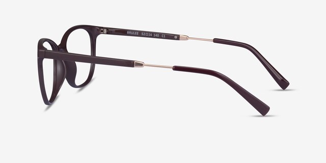 Brulee Dark Brown PlasticEyeglass Frames from EyeBuyDirect, Side View