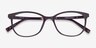 Brulee Dark Brown PlasticEyeglass Frames from EyeBuyDirect, Closed View
