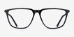 Concourse Black Gold AcetateEyeglass Frames from EyeBuyDirect, Front View