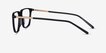 Concourse Black Gold AcetateEyeglass Frames from EyeBuyDirect, Side View