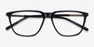 Concourse Black Gold AcetateEyeglass Frames from EyeBuyDirect, Closed View