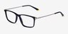 Commuter Black Yellow Gold AcetateEyeglass Frames from EyeBuyDirect, Angle View