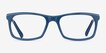 Polis Blue AcetateEyeglass Frames from EyeBuyDirect, Front View