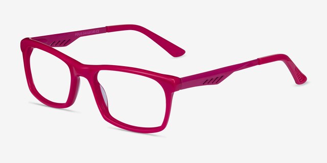 Polis Rose AcetateEyeglass Frames from EyeBuyDirect, Angle View