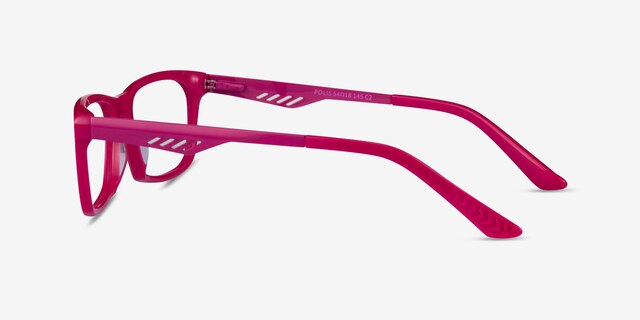 Polis Rose AcetateEyeglass Frames from EyeBuyDirect, Side View