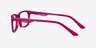 Polis Rose AcetateEyeglass Frames from EyeBuyDirect, Side View