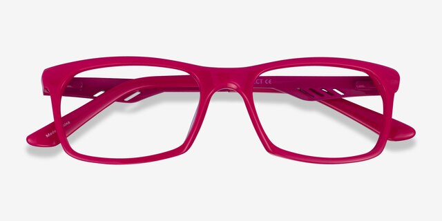 Polis Rose AcetateEyeglass Frames from EyeBuyDirect, Closed View