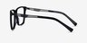 Landmark Black AcetateEyeglass Frames from EyeBuyDirect, Side View