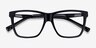 Landmark Black AcetateEyeglass Frames from EyeBuyDirect, Closed View