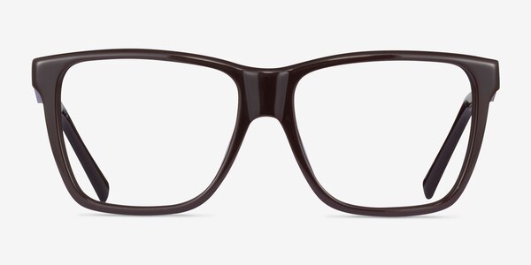 Landmark Brown Acetate Eyeglass Frames
