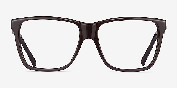 Landmark Brown Acetate Eyeglass Frames