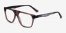 Hub Brown Black AcetateEyeglass Frames from EyeBuyDirect, Angle View