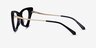 Bengal Black Gold AcetateEyeglass Frames from EyeBuyDirect, Side View