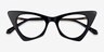 Bengal Black Gold AcetateEyeglass Frames from EyeBuyDirect, Closed View