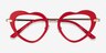 Honey Red Gold AcetateEyeglass Frames from EyeBuyDirect, Closed View