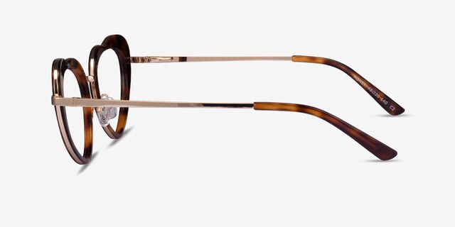 Honey Tortoise Gold AcetateEyeglass Frames from EyeBuyDirect, Side View