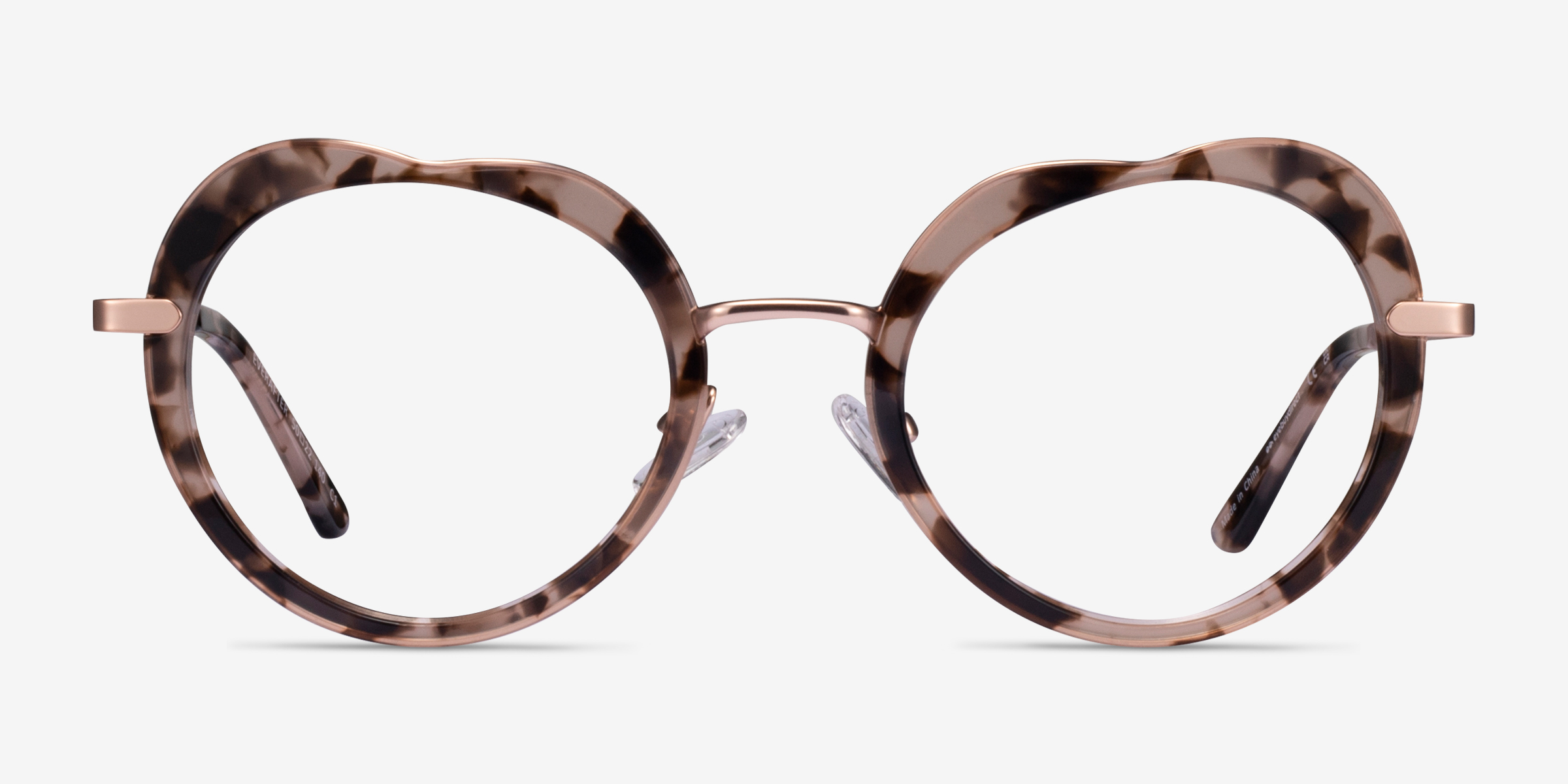 Everafter Heart Ivory Tortoise Glasses for Women | Eyebuydirect