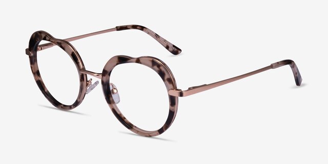 Everafter Écaille ivoire AcétateMontures de lunettes de vue d'EyeBuyDirect, Vue d'Angle