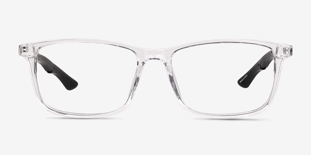 Agility Clear Crystal MetalEyeglass Frames from EyeBuyDirect, Front View