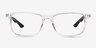 Agility Clear Crystal MetalEyeglass Frames from EyeBuyDirect, Front View