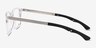 Agility Clear Crystal MetalEyeglass Frames from EyeBuyDirect, Side View