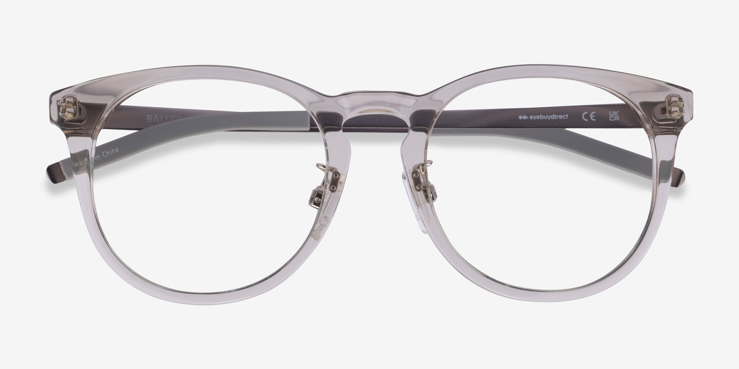 Ballet Round Crystal Brown Full Rim Eyeglasses Eyebuydirect