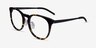 Ballet Dark Tortoise AcetateEyeglass Frames from EyeBuyDirect, Angle View
