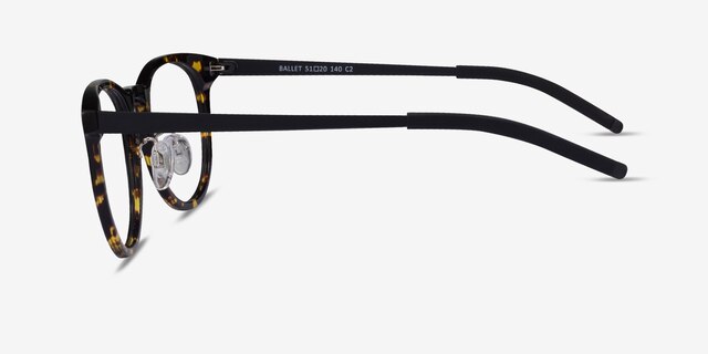 Ballet Dark Tortoise AcetateEyeglass Frames from EyeBuyDirect, Side View