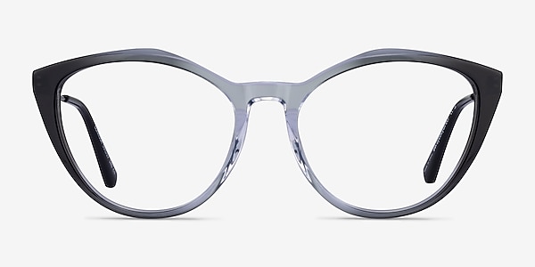 Clarissa Gradient Black Crystal Acetate Eyeglass Frames