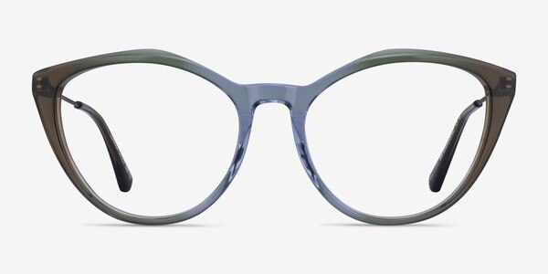 Clarissa Cat Eye Gradient Brown Glasses for Women | Eyebuydirect
