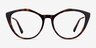 Clarissa Tortoise AcetateEyeglass Frames from EyeBuyDirect, Front View