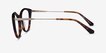 Clarissa Tortoise AcetateEyeglass Frames from EyeBuyDirect, Side View