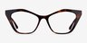 Tiffany Tortoise AcetateEyeglass Frames from EyeBuyDirect, Front View