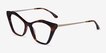 Tiffany Tortoise AcetateEyeglass Frames from EyeBuyDirect, Angle View