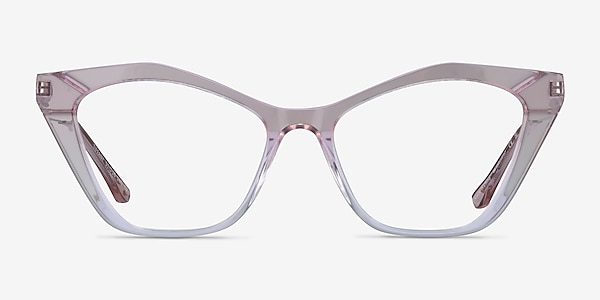 Tiffany Shiny Pink Gradient Acetate Eyeglass Frames