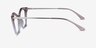 Tiffany Shiny Pink Gradient AcetateEyeglass Frames from EyeBuyDirect, Side View