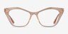 Tiffany Light Orange AcetateEyeglass Frames from EyeBuyDirect, Front View