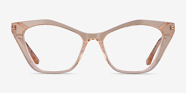 Tiffany Light Orange Acetate Eyeglass Frames