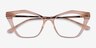 Tiffany Light Orange AcetateEyeglass Frames from EyeBuyDirect, Closed View