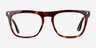 Hugh Tortoise AcetateEyeglass Frames from EyeBuyDirect, Front View