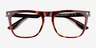 Hugh Tortoise AcetateEyeglass Frames from EyeBuyDirect, Closed View