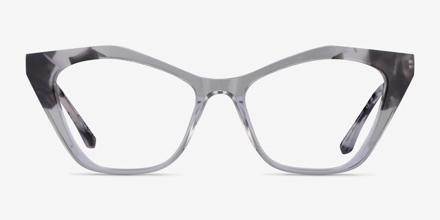 Tiffany Ivory Tortoise Clear AcetateEyeglass Frames from EyeBuyDirect, Front View