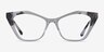 Tiffany Ivory Tortoise Clear AcetateEyeglass Frames from EyeBuyDirect, Front View