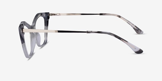 Tiffany Ivory Tortoise Clear AcetateEyeglass Frames from EyeBuyDirect, Side View