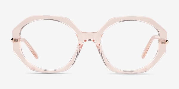 Rollerskate Crystal Champagne Acétate Montures de lunettes de vue
