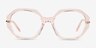 Rollerskate Crystal Champagne AcetateEyeglass Frames from EyeBuyDirect, Front View
