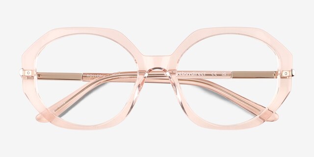 Rollerskate Crystal Champagne AcetateEyeglass Frames from EyeBuyDirect, Closed View
