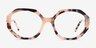 Rollerskate Ivory Tortoise AcetateEyeglass Frames from EyeBuyDirect, Front View