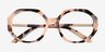 Rollerskate Ivory Tortoise AcetateEyeglass Frames from EyeBuyDirect, Closed View